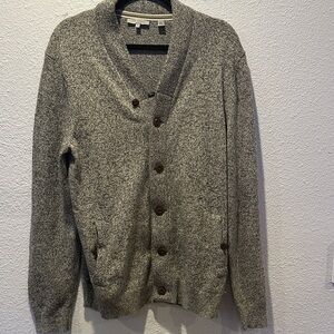 Ted Baker Men's Gray Cardigan Sweater